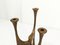 Brutalist Bronze Tripod Candleholder by Michael Harjes, 1960 4