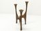 Brutalist Bronze Tripod Candleholder by Michael Harjes, 1960 3
