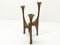 Brutalist Bronze Tripod Candleholder by Michael Harjes, 1960, Image 3