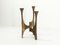 Brutalist Bronze Tripod Candleholder by Michael Harjes, 1960 1