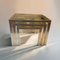 Mid-Century Hollywood Regency Brass Nesting Tables by Pierre Vandel, Set of 4 4