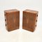 Art Deco Burr Walnut Bedside Chests, 1920s, Set of 2 4