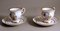 Limoges Porzellantassen mit Tellern im Napoleon III Stil, 1880, 4 . Set 6