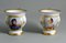 Limoges Porzellantassen mit Tellern im Napoleon III Stil, 1880, 4 . Set 8