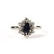 Marquise White Gold Sapphire with Diamonds Ring 8