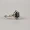 Marquise White Gold Sapphire with Diamonds Ring 6