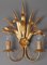 Regency American Golden Wall Lamp from Ehren Hans Kögel, 1960s, Image 1