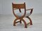 Butaca danesa de madera de roble de lana para muebles Kvadrat, años 60, Imagen 11