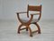 Dänischer Armlehnstuhl aus Eichenholz mit Kvadrat Furniture Wool, 1960er 15