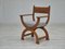 Danish Armchair in Oak Wood in Kvadrat Furniture Wool, 1960s, Image 15