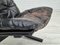 Norwegian Siesta Lounge Chair in Black Leather & Bentwood by Ingmar Relling for Westnofa, 1970s, Image 17