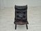 Norwegian Siesta Lounge Chair in Black Leather & Bentwood by Ingmar Relling for Westnofa, 1970s, Image 6
