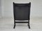 Norwegian Siesta Lounge Chair in Black Leather & Bentwood by Ingmar Relling for Westnofa, 1970s 10