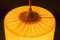 Midcentury Swedish Yellow Hanging Lamp, 1960s, Image 5