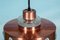 Danish Copper Hanging Lamp, 1960s, Image 16