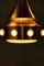 Lámpara colgante era espacial de aluminio cepillado, años 60, Imagen 13
