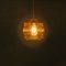 Danish Amber Glass Hanging Lamp from Vitrika, 1960s 7