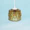 Danish Amber Glass Hanging Lamp from Vitrika, 1960s 1
