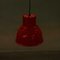 Midcentury Red Hanging Lamp, 1970s 6