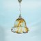 Lampada a sospensione grande in vetro ambrato, anni '60, Immagine 1