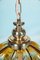 Large Amber Glass Pendant Lamp, 1960s 7
