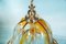 Large Amber Glass Pendant Lamp, 1960s, Image 3