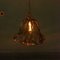 Lampada a sospensione grande in vetro ambrato, anni '60, Immagine 12