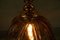 Lampada a sospensione grande in vetro ambrato, anni '60, Immagine 15