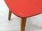 Roter Vintage Hocker, 1970er 8