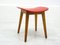 Vintage Red Stool, 1970s 1