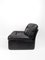 Italian Model Panarea Lounge Chair in Black Leatherette from Lev & Lev, 1970s, Image 8