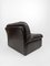 Fauteuil Modèle Panarea en Similicuir Noir de Lev & Lev, Italie, 1970s 6