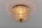 Petite Flush Mount Lamp in Glass by Limburg, Gerrmany, 1960s, Image 6