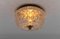 Flush Mount Lamp in Glass by Limburg, Gerrmany, 1960s 2