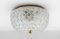 Large Flush Mount Lamp in Glass by Limburg, Gerrmany, 1960s 1