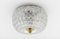 Large Flush Mount Lamp in Glass by Limburg, Gerrmany, 1960s, Image 3