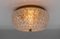 Large Flush Mount Lamp in Glass from Limburg, Germany, 1960s 2