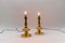 Mid-Century Modern Brass Table Lamp Bases, 1960s, Set of 2, Image 3