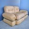 Vintage Space Age Beige 2 -Seater Modular Sofa, 1970s, Set of 2 3