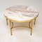 Italian Brass and Marble Coffee Table, 1970s 2