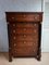 Antique Dutch Empire Tall Chest of Drawers Chiffonier Dresser, 1820s, Image 18