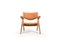 CH-28 Easy Chair in Oak and Leather by Hans J. Wegner for Carl Hansen & Søn, 1970s, Image 3