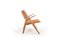 CH-28 Easy Chair in Oak and Leather by Hans J. Wegner for Carl Hansen & Søn, 1970s, Image 5
