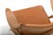 CH-28 Easy Chair in Oak and Leather by Hans J. Wegner for Carl Hansen & Søn, 1970s, Image 8