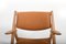 CH-28 Easy Chair in Oak and Leather by Hans J. Wegner for Carl Hansen & Søn, 1970s, Image 10