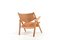 CH-28 Easy Chair in Oak and Leather by Hans J. Wegner for Carl Hansen & Søn, 1970s 6