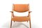 CH-28 Easy Chair in Oak and Leather by Hans J. Wegner for Carl Hansen & Søn, 1970s 4