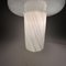 Lámpara de mesa en forma de hongo Mid-Century de vidrio, años 70, Imagen 10