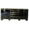 Black Lacquer and Brass Sideboard by Jean Claude Mahey, 1970s, Image 1