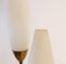 Lampadaire Mid-Century en Opaline, 1950s 5